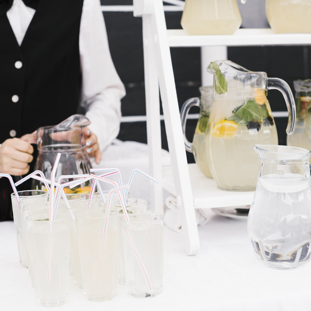 serviço de bar e bebidas